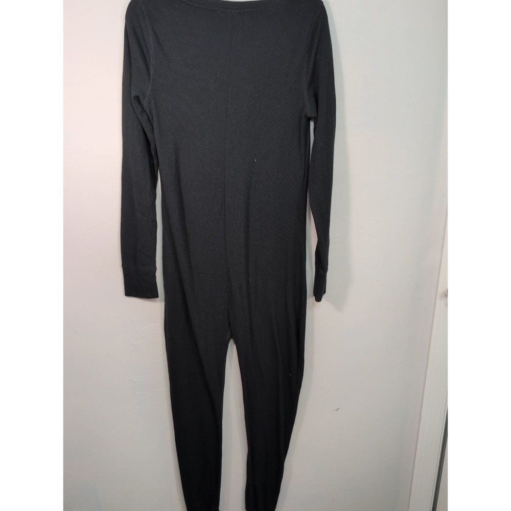 VICTORIA'S SECRET PINK L HALLOWEEN SKELETON BONES THERMAL LONG JANE PAJAMAS - Picture 9 of 9